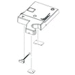 Assy Cover Hinge-ref for Samsung RS23A500ASG/AA-00 - Part DA97-20734K