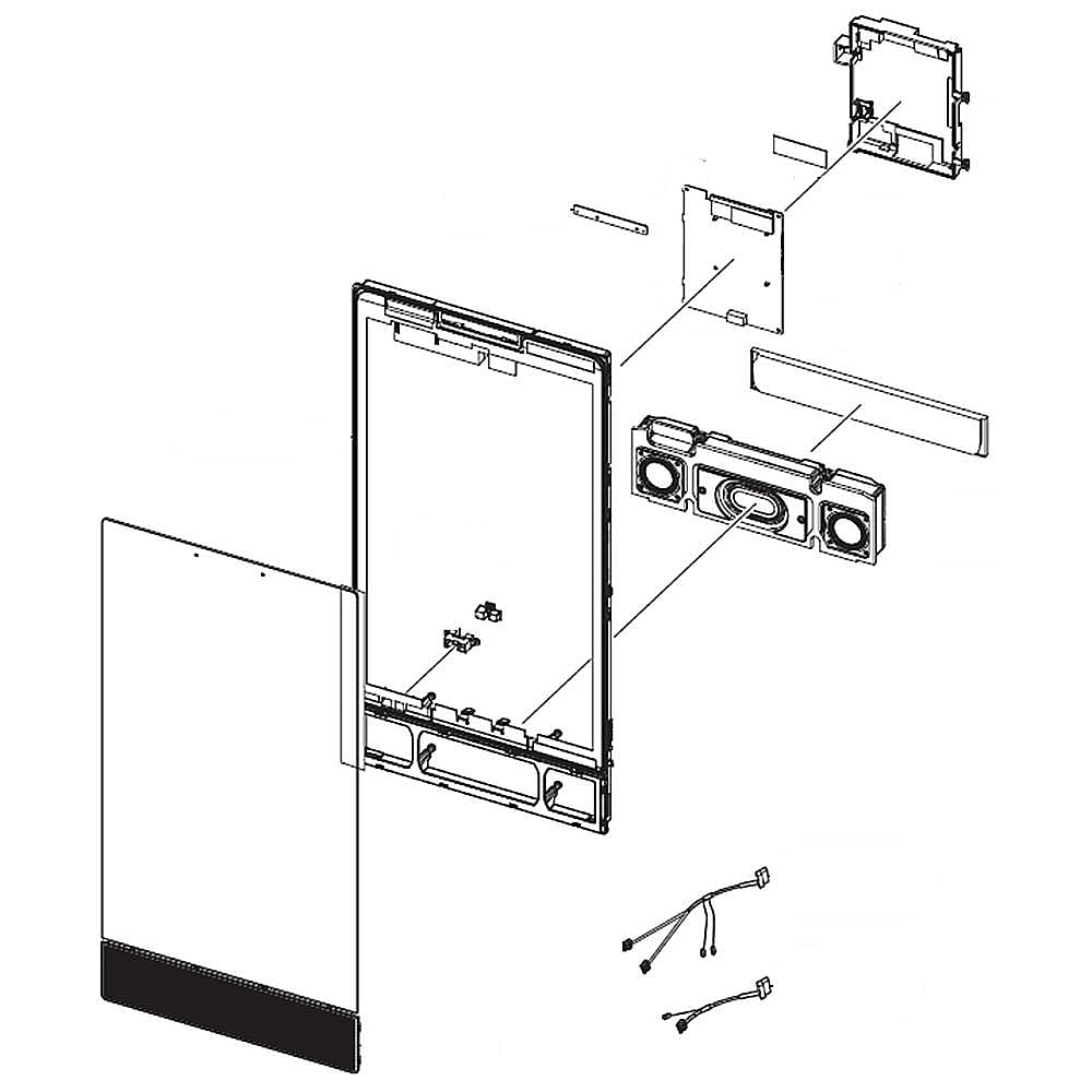 Refrigerator Door Display Assembly DA9720810D parts Sears PartsDirect