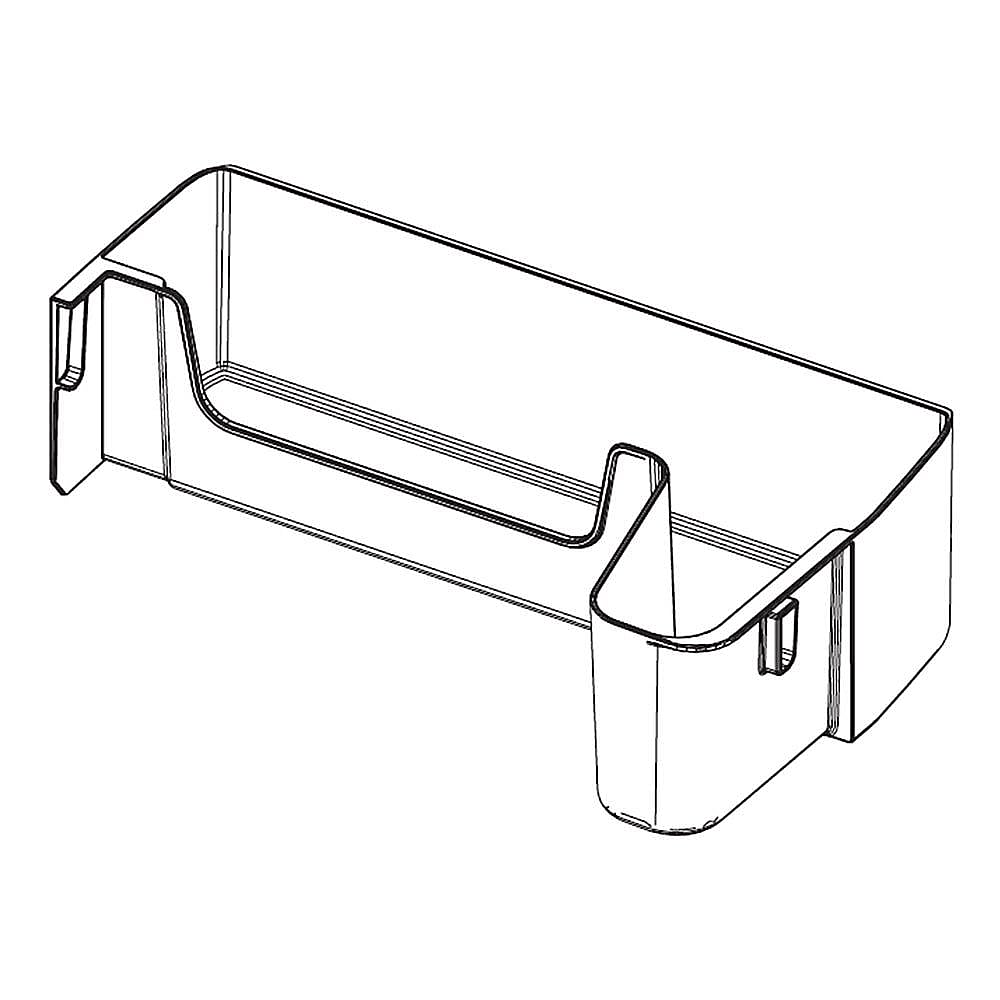 Part #da97-20987A, Refrigerator Left Door Bin, Lower