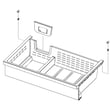 Refrigerator Freezer Tray, Upper for Samsung RF27T5501SR/AA-51 - Part DA97-20999A