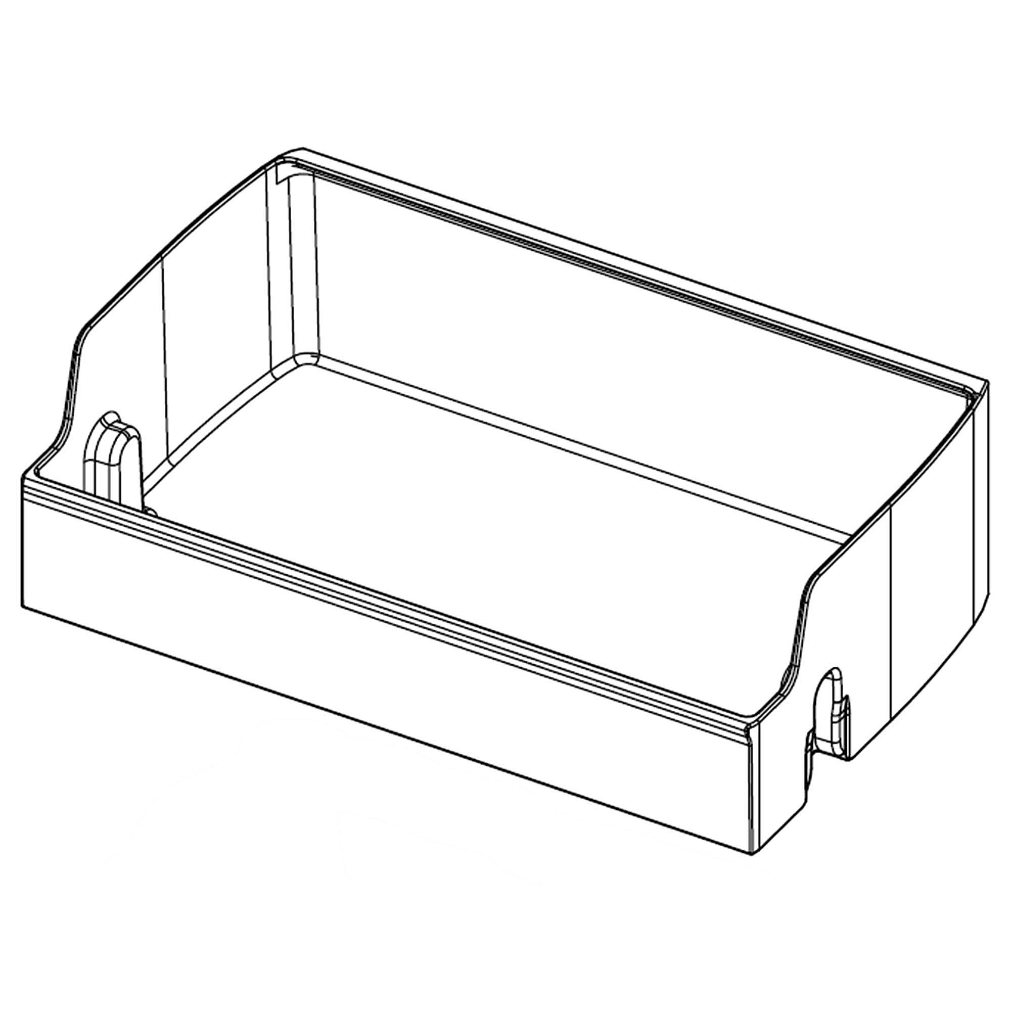 Part #da97-21960E, Refrigerator Left Door Bin, Upper