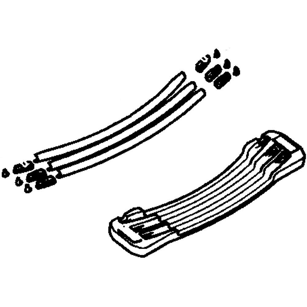 Part #da99-03914B, Refrigerator Freezer Door Handle Assembly / 33.00 x 7.00 x 2.00