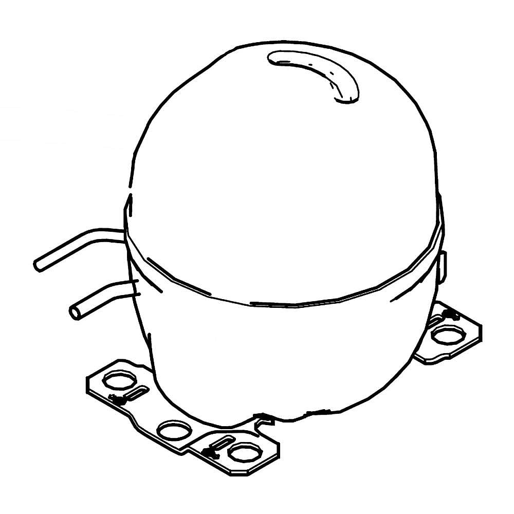 Part #nf54M5151Arash, Samsung Refrigerator Compressor