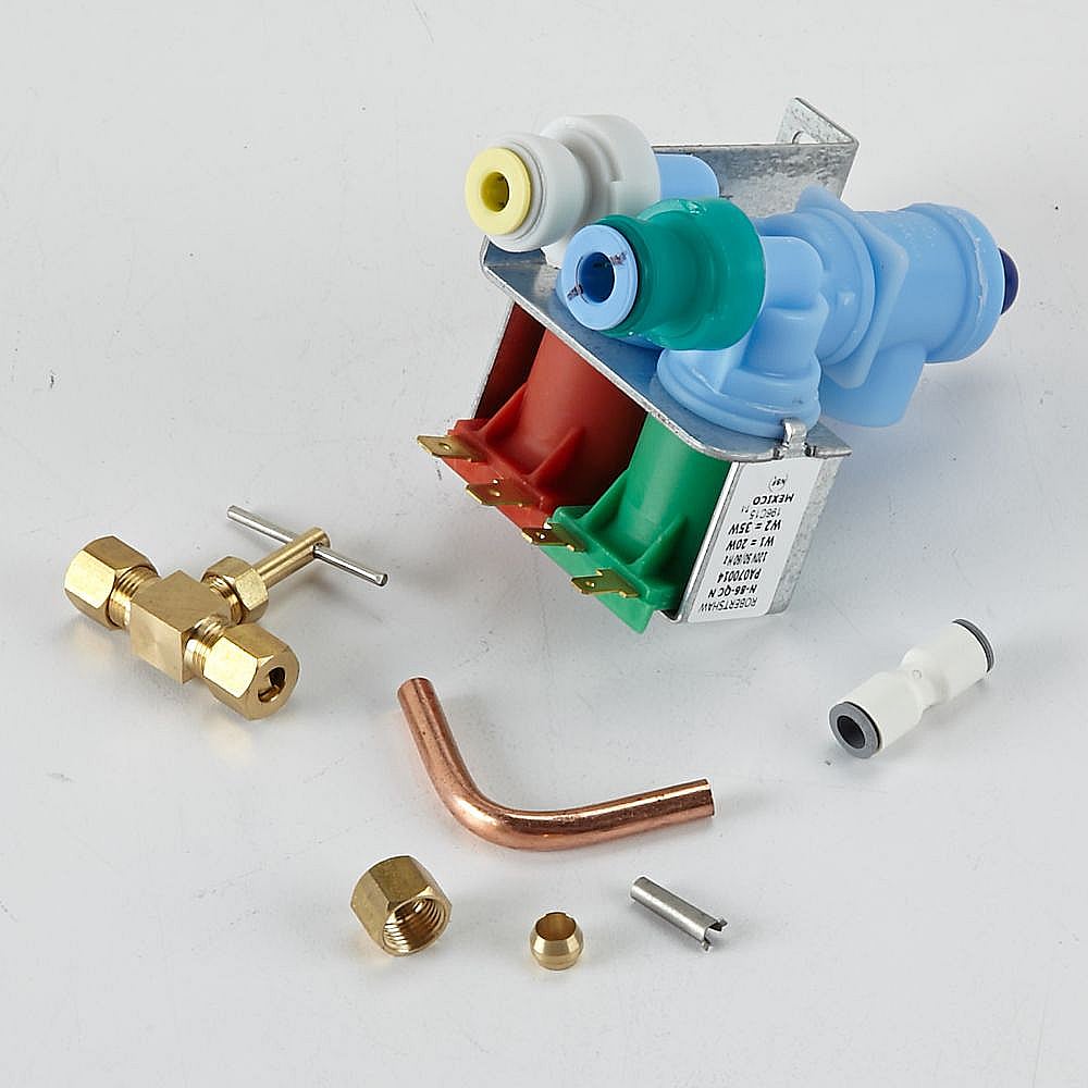 Part #g50911843, Refrigerator Water Inlet Valve Assembly | 8.80 x 6.00 x 0.60