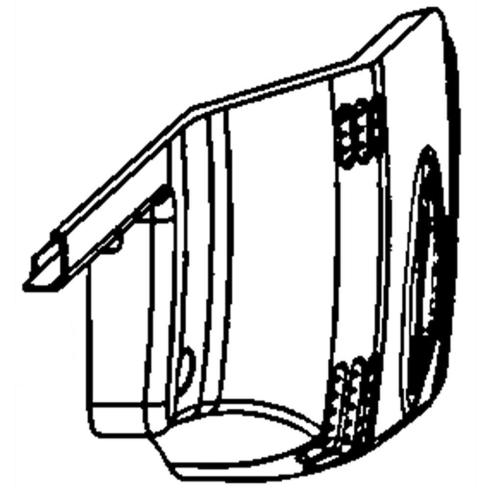 Part #12801104, Fisher & Paykel Refrigerator Air Damper Control Cover