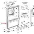 Fisher & Paykel Refrigerator Door Assembly for Fisher & Paykel E522BRX-21639F - Part 312277P