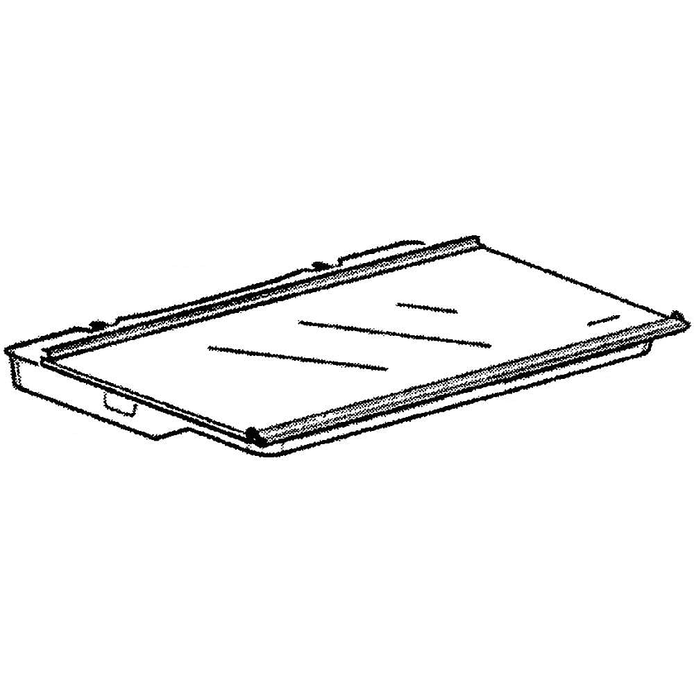 Part #837116, Fisher & Paykel Refrigerator Glass Shelf