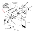 Fisher & Paykel Refrigerator Glide for Fisher & Paykel RX256ET2W1-22618A - Part D7849912
