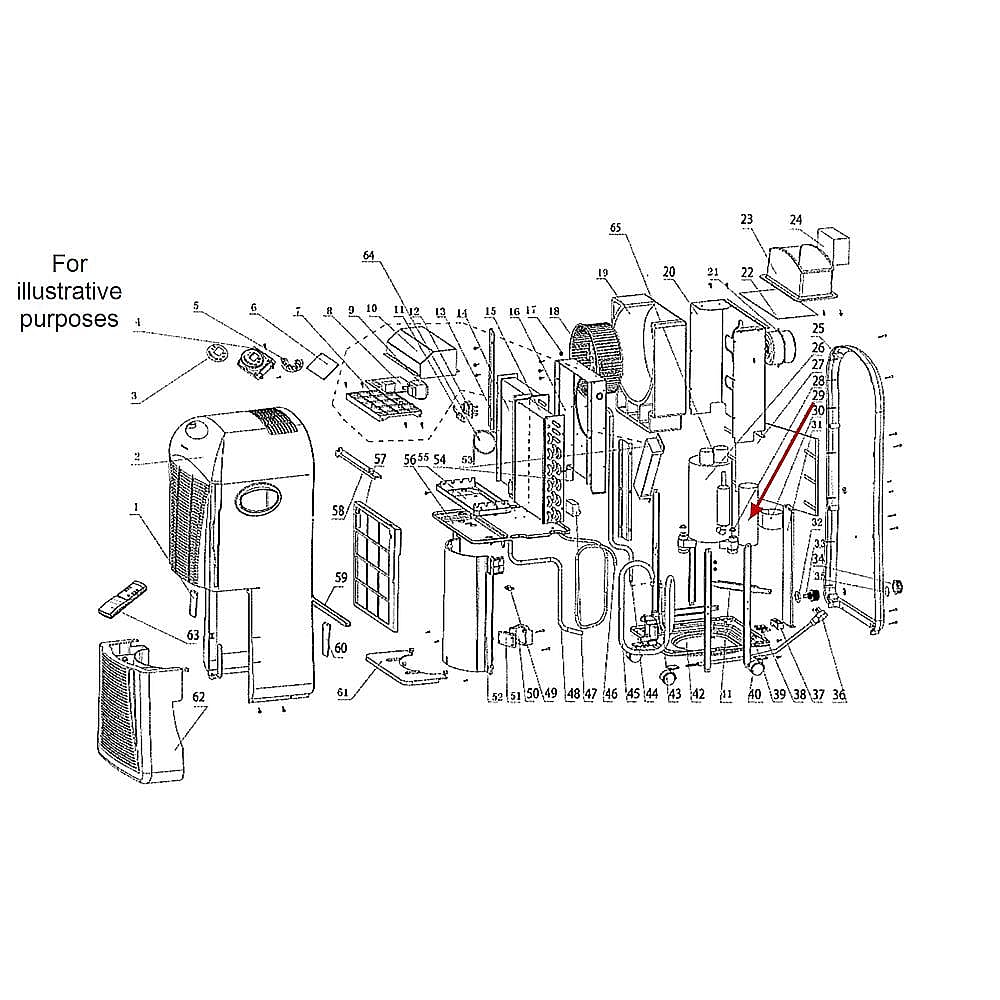 Part #1.4.01.11, Danby Dehumidifier Compressor Capacitor