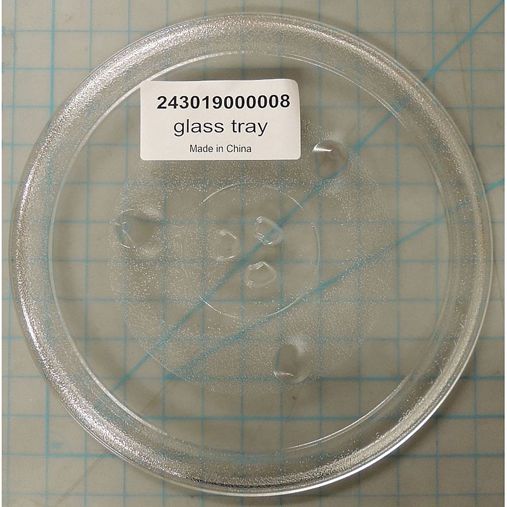 Part #243019000008, Danby Microwave Glass Turntable Tray