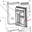 Danby Refrigerator Door Gasket for Danby DCR34W - Part 34.5LG