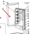 Danby Refrigerator Door Assembly for Danby DAR483W - Part 483.52W