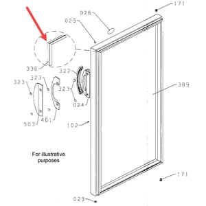 Danby Danby Refrigerator Door Gasket 596458