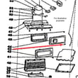 Kenmore Danby Refrigerator Evaporator Door Hinge Bushing D1052.13