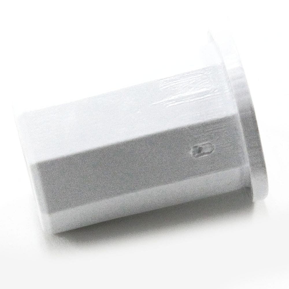 Part #12028601W, Refrigerator Hinge Bushing (White) / 1.12 x 0.87 x 0.87