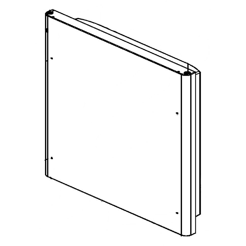Part #12658540Sq, Refrigerator Door Assembly (Stainless) / 46.00 x 39.50 x 10.00