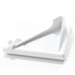 Refrigerator Freezer Door Basket End Cap for Maytag MSD2757AEA - Part 61003754