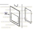 Refrigerator Dispenser Display Assembly for Maytag MSD2422GRQ - Part 61005498
