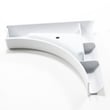 Refrigerator Crisper Drawer Cover Support, Left for KitchenAid KBLS22EVMS3 - Part WP67001721