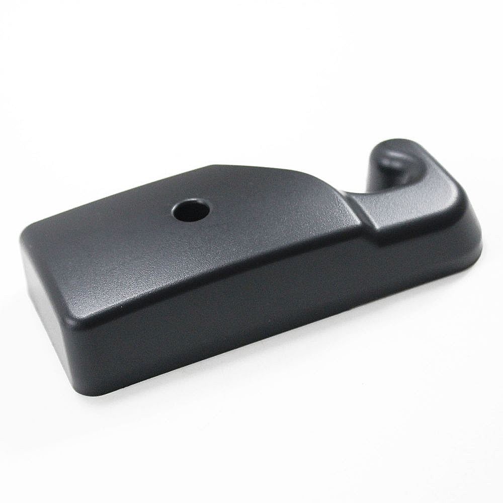 Part #wp67005956, Refrigerator Door Hinge Cover, Upper (Black) / 3.37 x 2.75 x 1.37