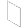 Refrigerator Door Gasket (black) for KitchenAid KBLS20ETSS11 - Part W10133881