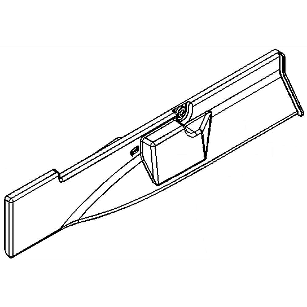 Part #w10165861, Refrigerator Wire Cover / 3.00 x 2.00 x 14.18