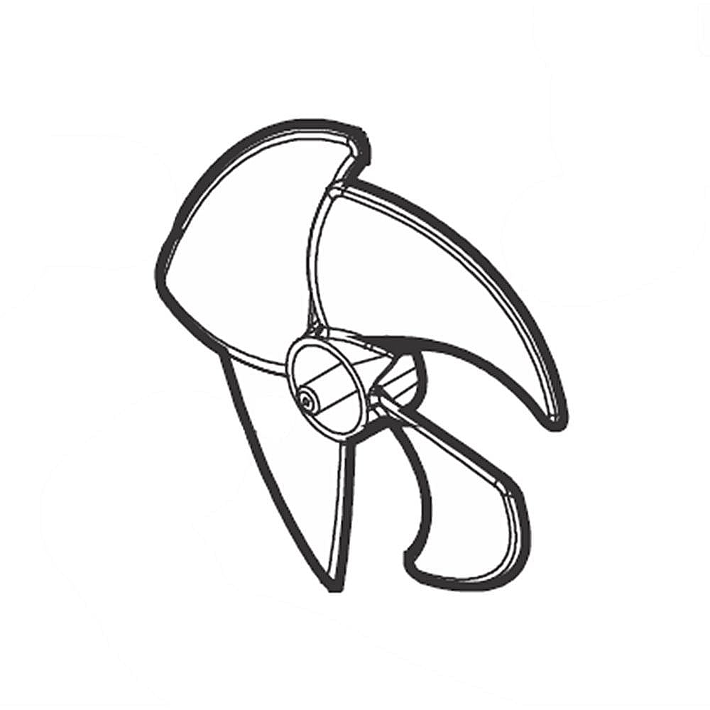 Part #wp12059901, Fan-Evap/5 / 5.12 x 5.12 x 0.75