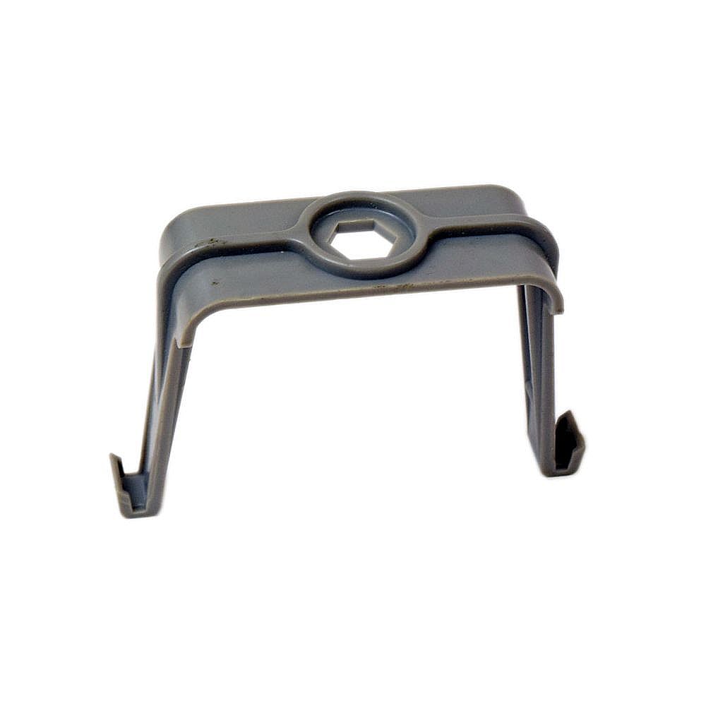 Part #wp67005633, Refrigerator Evaporator Fan Motor Bracket, Lower / 4.00 x 1.75 x 3.75