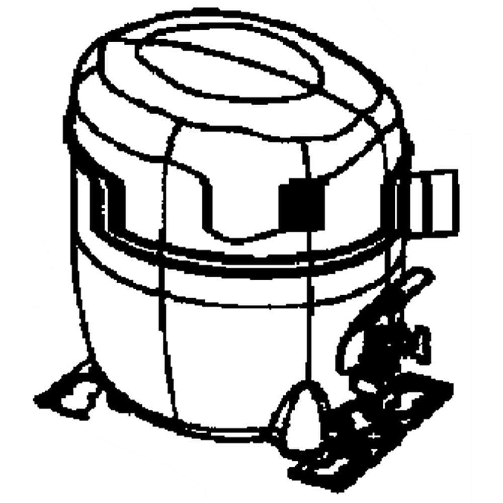Part #00145182, Refrigerator Compressor