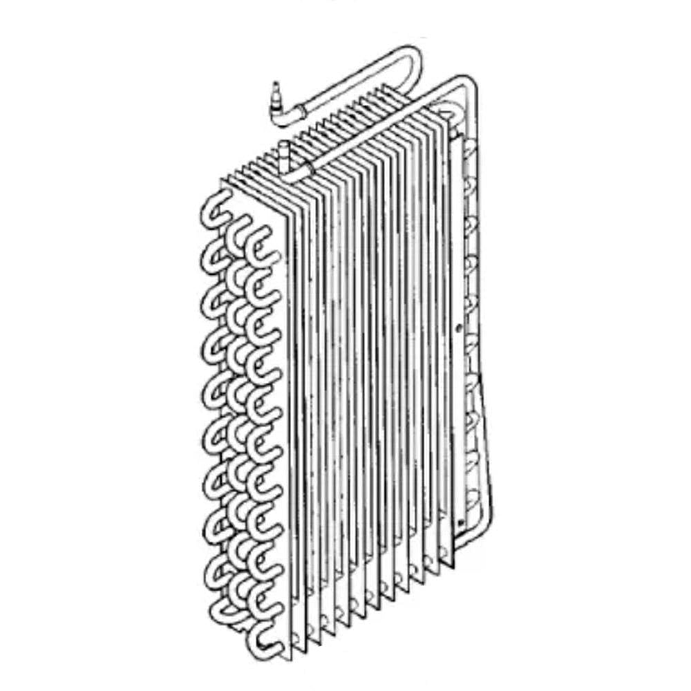 Part #00145465, Refrigerator Evaporator