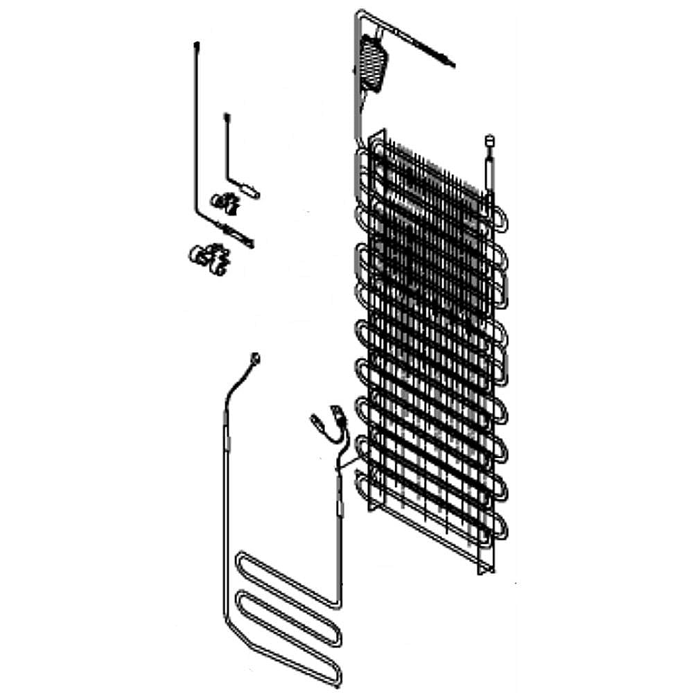 Part #00244307, Bosch Refrigerator Evaporator / 40.00 x 12.00 x 3.00