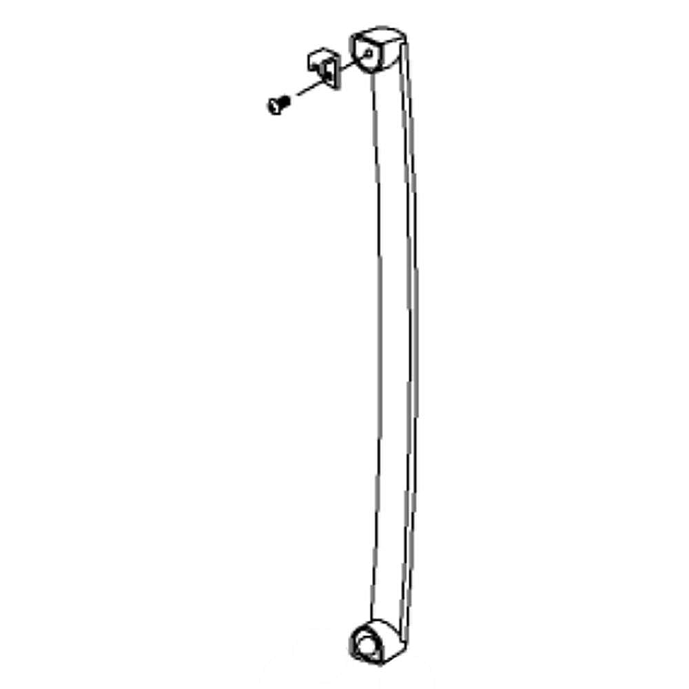 Part #00660333, Refrigerator Freezer Door Handle