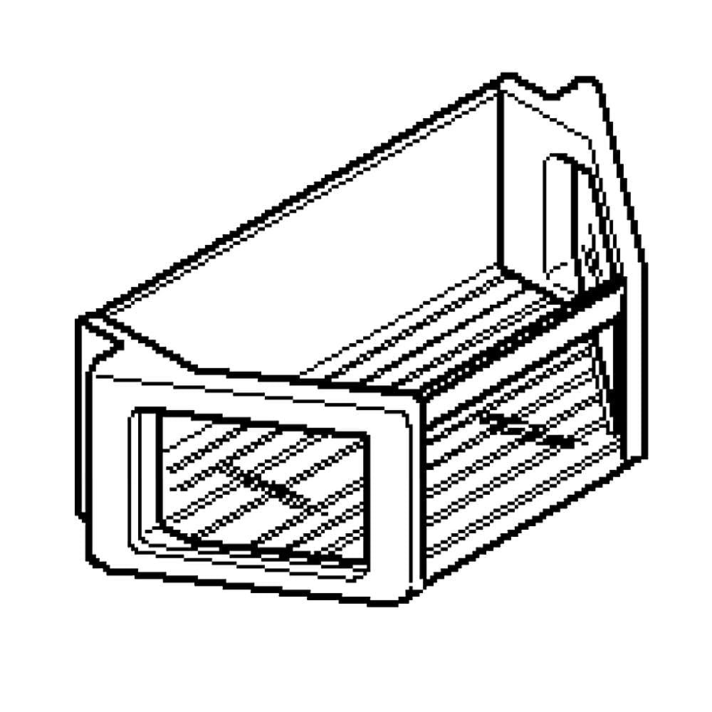 Part #00661361, Refrigerator Freezer Door Deep Bin