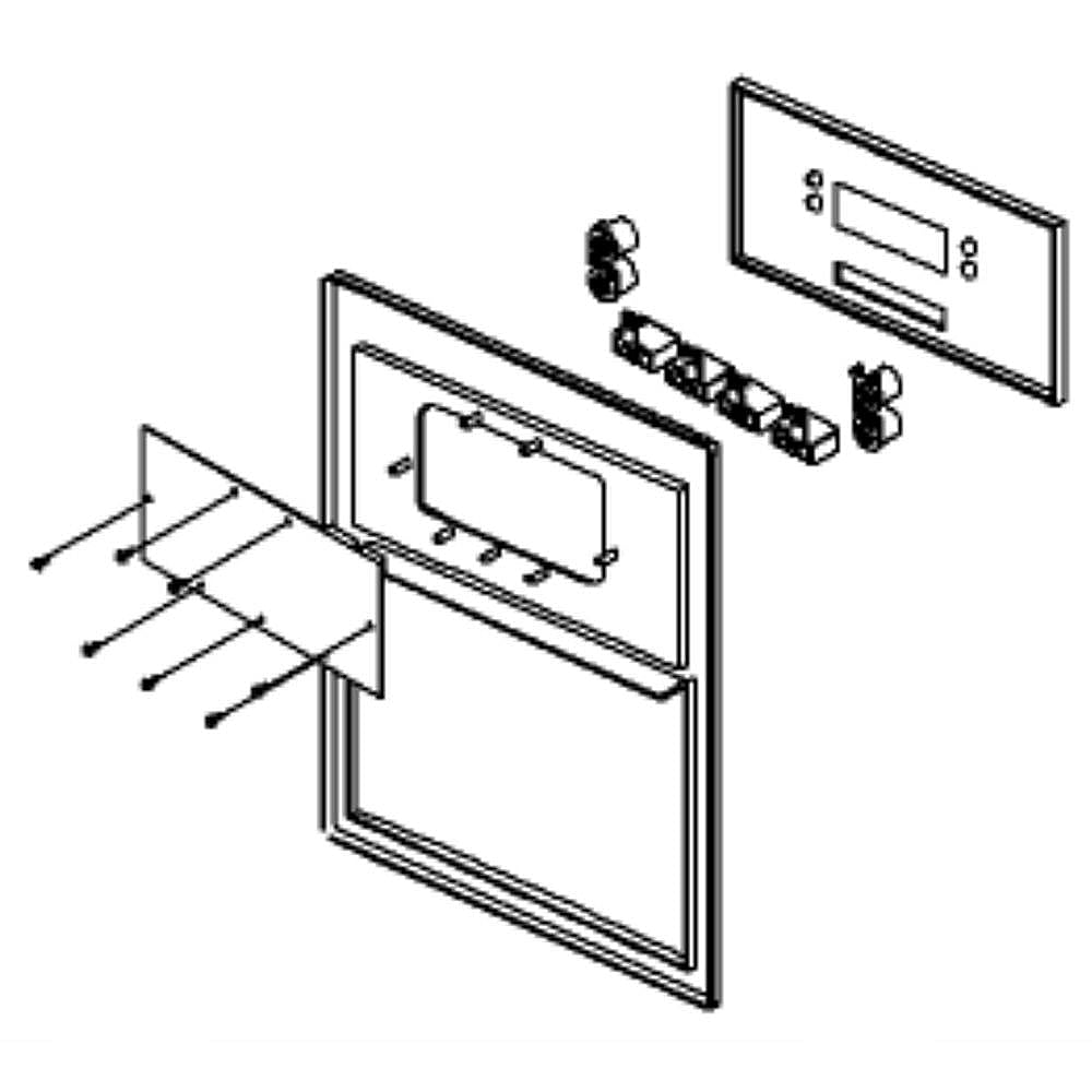 Part #00669467, Refrigerator Panel