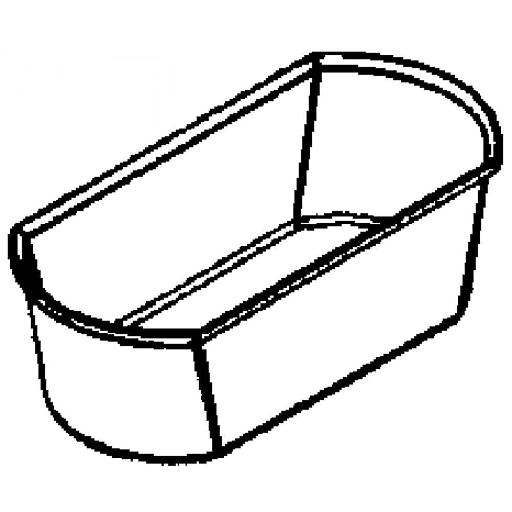 Bosch Part #00677073, Refrigerator Ice Bin