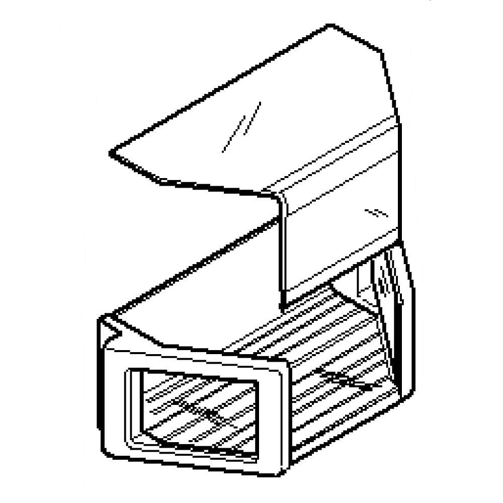 Part #00678145, Refrigerator Dairy Bin And Cover