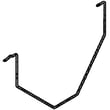 Refrigerator Arm for Bosch B22FT80SNS/01 - Part 00798550