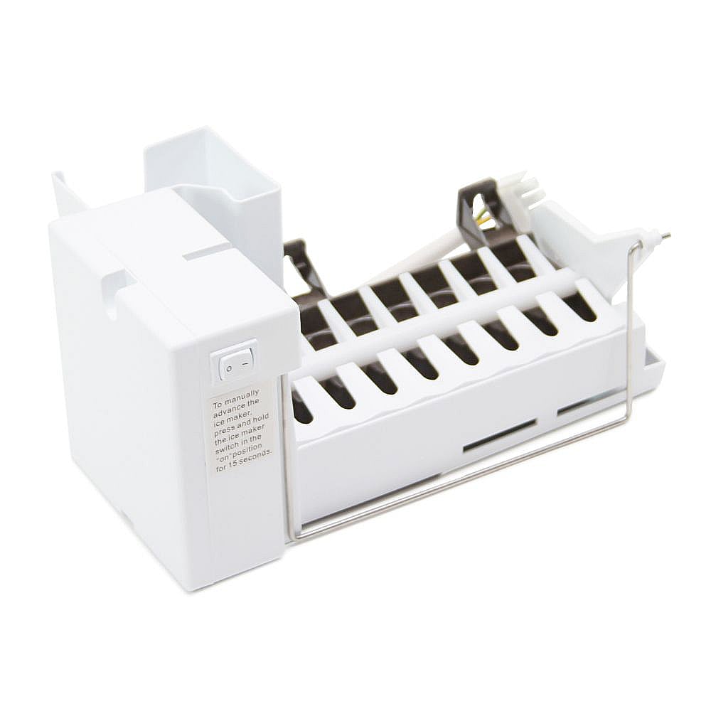 Part #00675261, Refrigerator Ice Maker Assembly (Replaces 675261) / 10.40 x 7.60 x 6.20