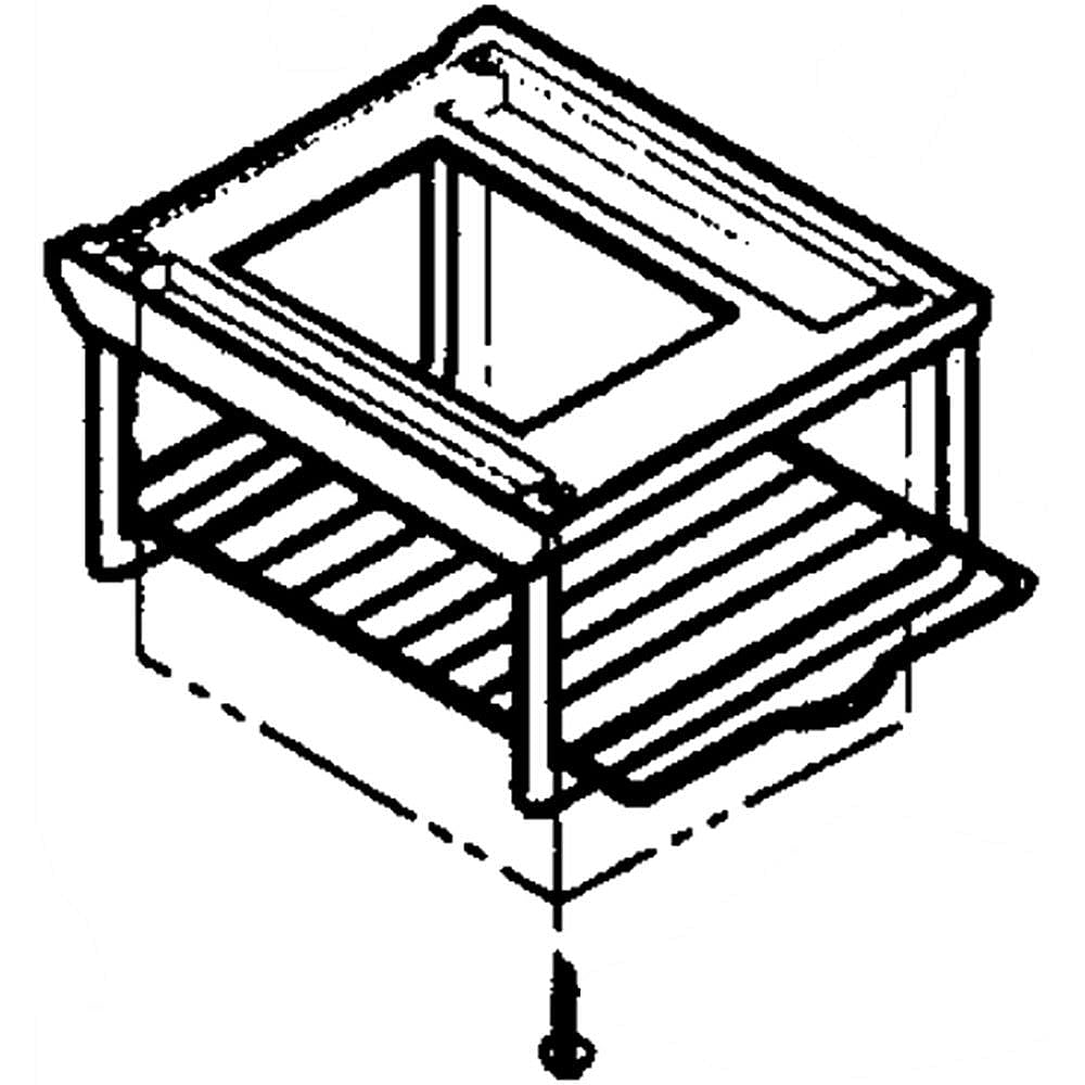 Part #3391Jj2005A, Refrigerator Freezer Pizza Rack