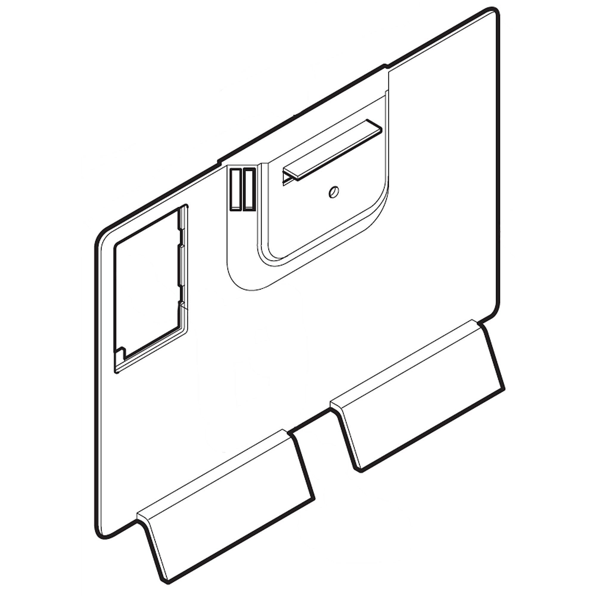 Part #3531Jj1004S, Refrigerator Evaporator Cover / 18.00 x 7.75 x 7.75