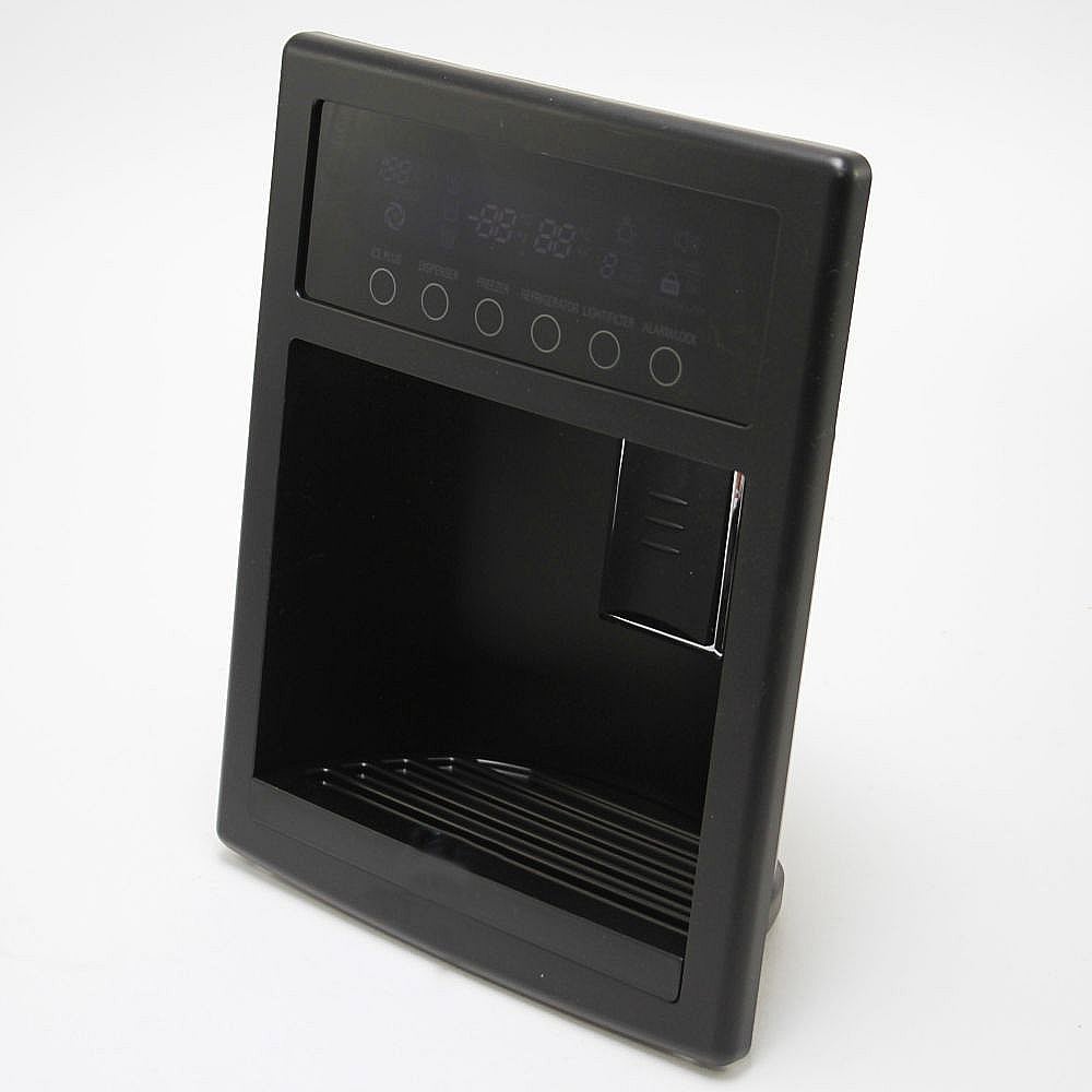 Photo of GE Part #3551Ja1132H, Refrigerator Dispenser Cover from Repair Parts Direct