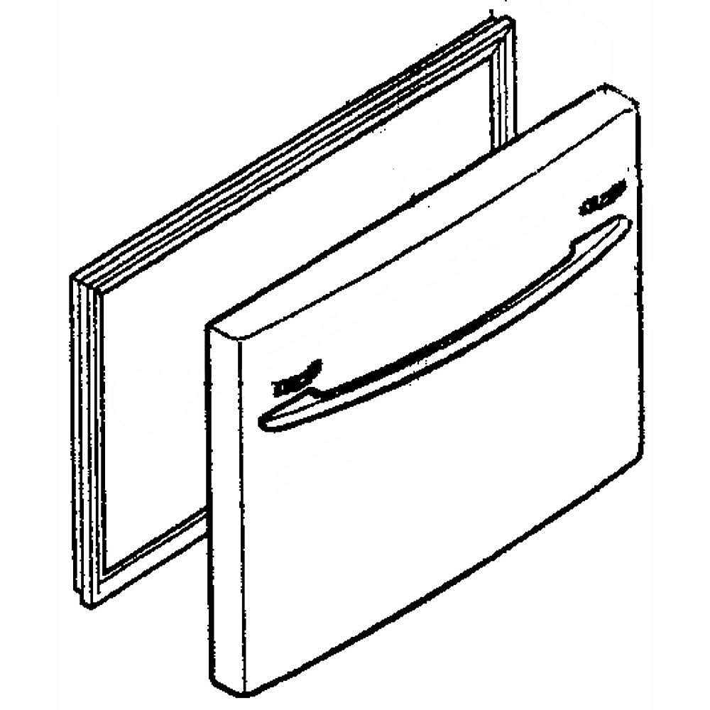 Part #3581Jj8721U, Refrigerator Freezer Door Assembly