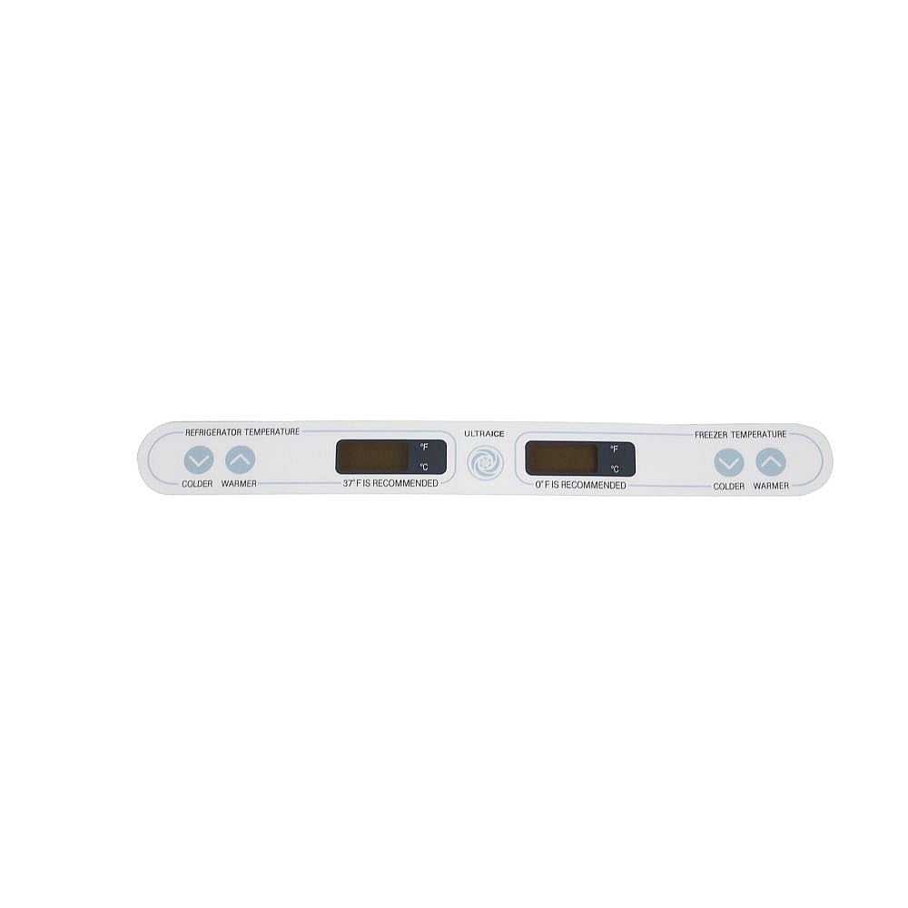Part #3806Jl1052A, Refrigerator Control Panel Overlay