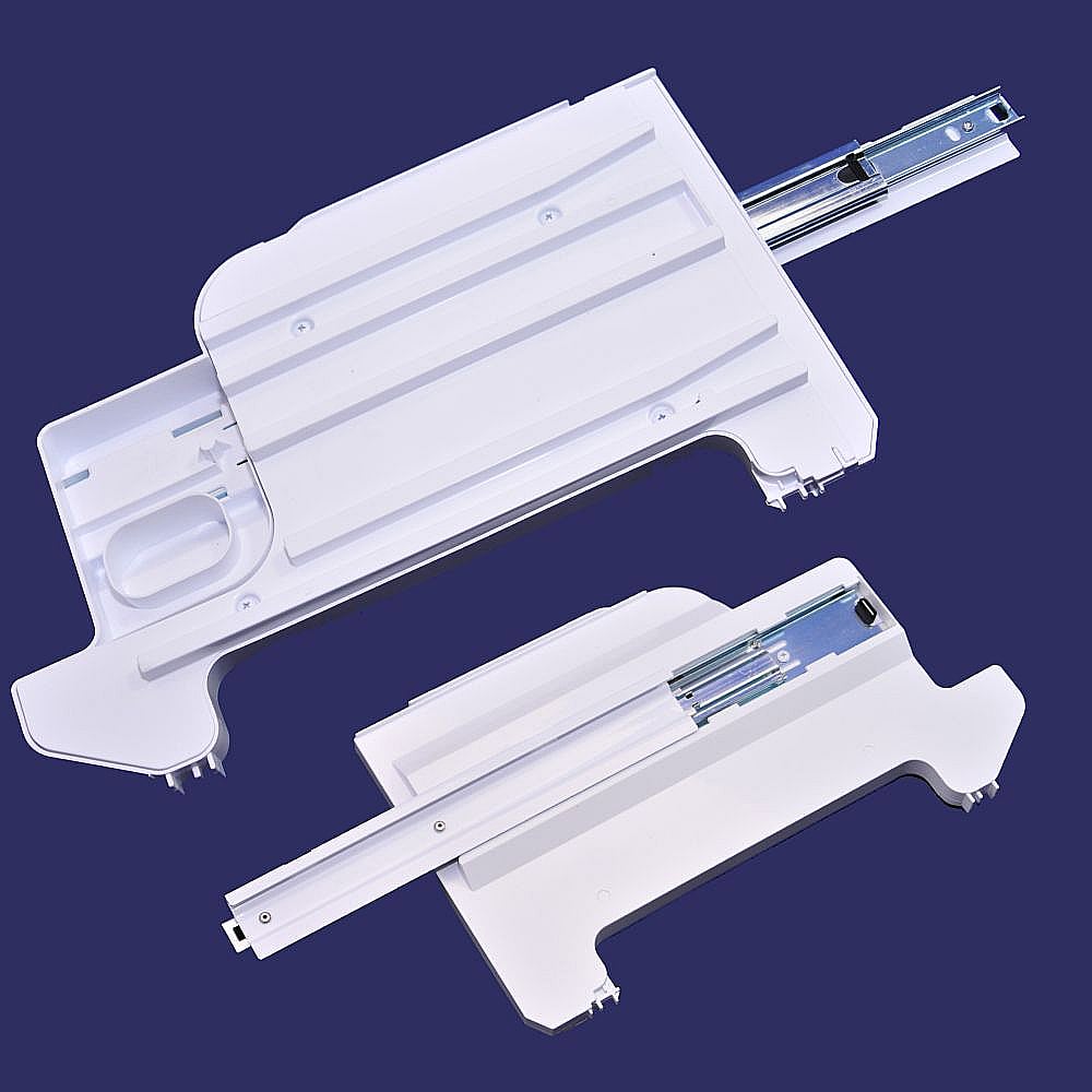 Photo of GE Part #4975Jj2005F, Refrigerator Freezer Drawer Slide Rail from Repair Parts Direct