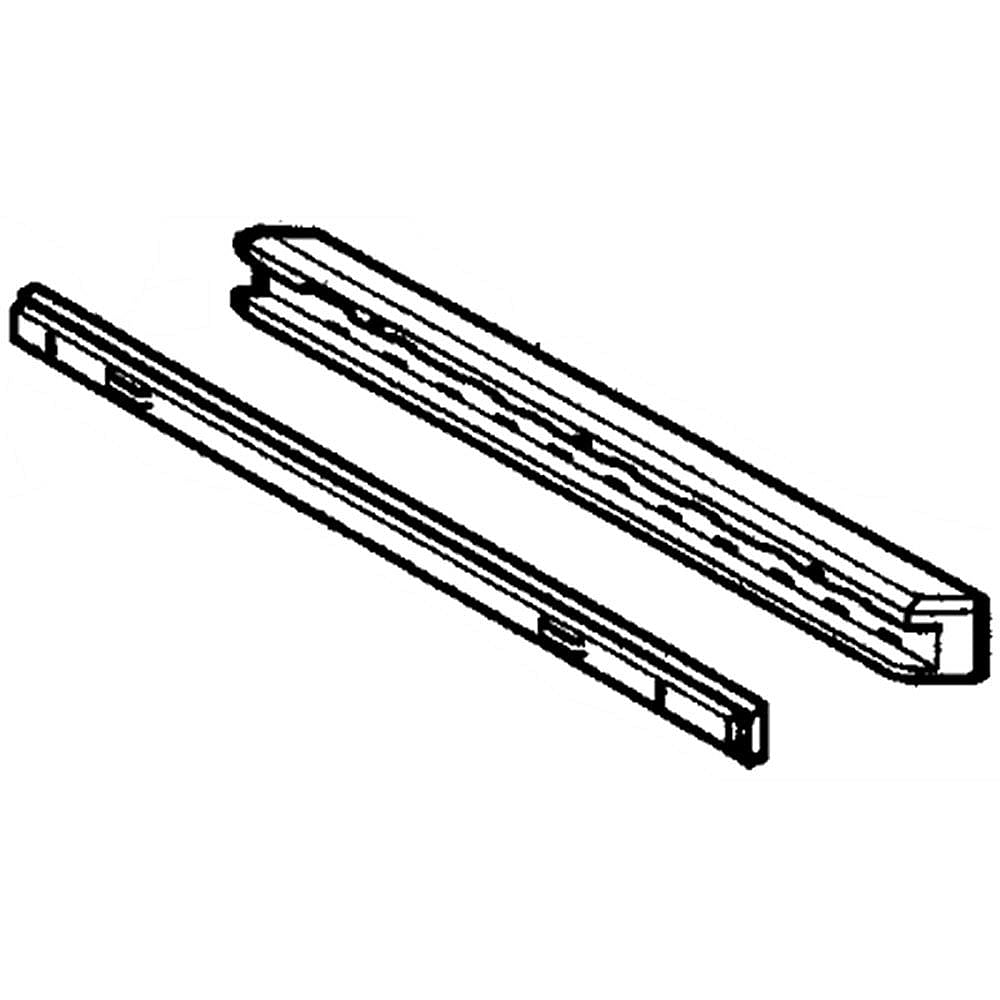 Part #5219Jj2002A, Refrigerator Freezer Door Slide Rail Assembly, Right / 4.00 x 4.00 x 0.32