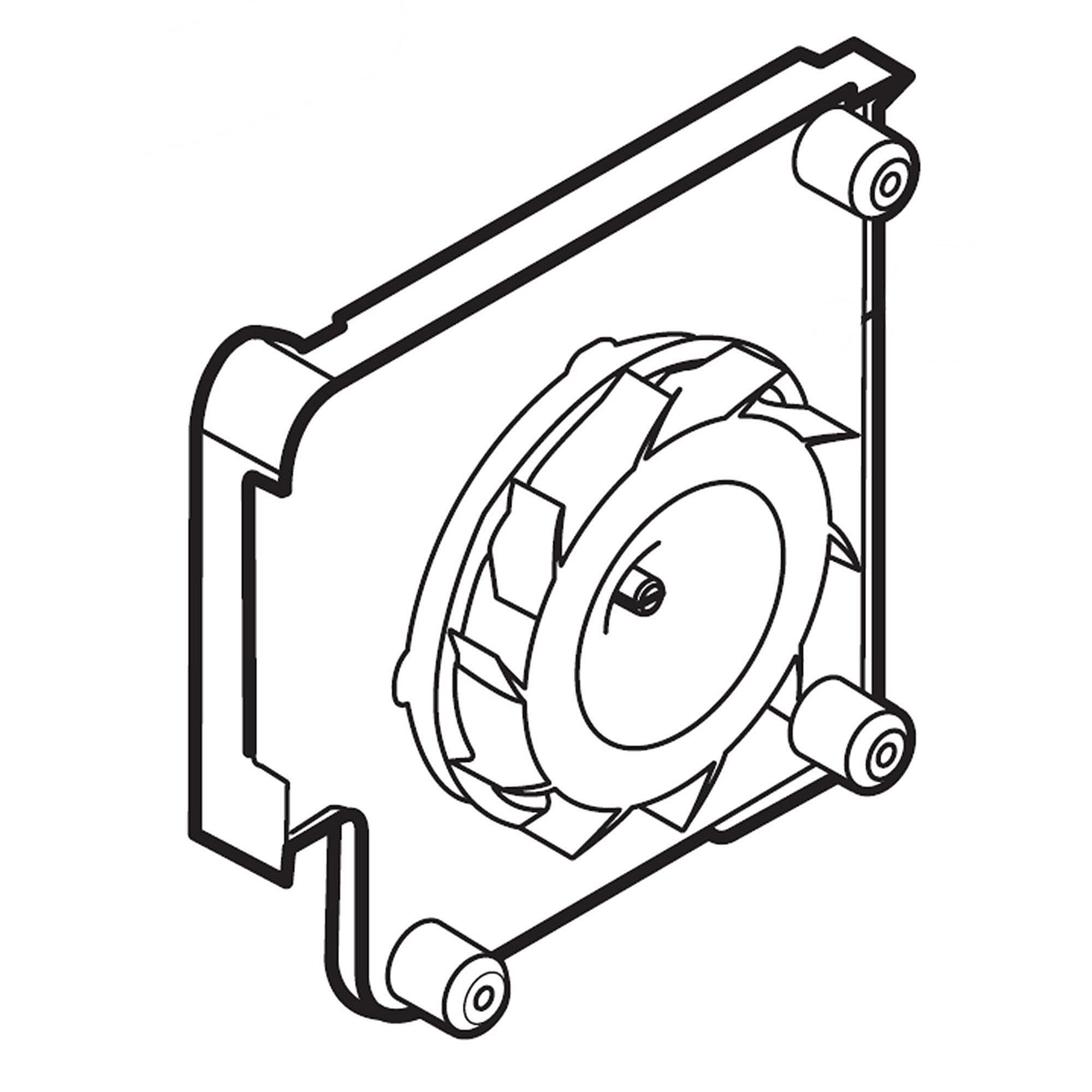 Kenmore Elite Part #aba74030402, Fan Icing | 12.75 x 8.00 x 7.50