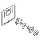 Refrigerator Evaporator Fan Motor and Bracket Assembly