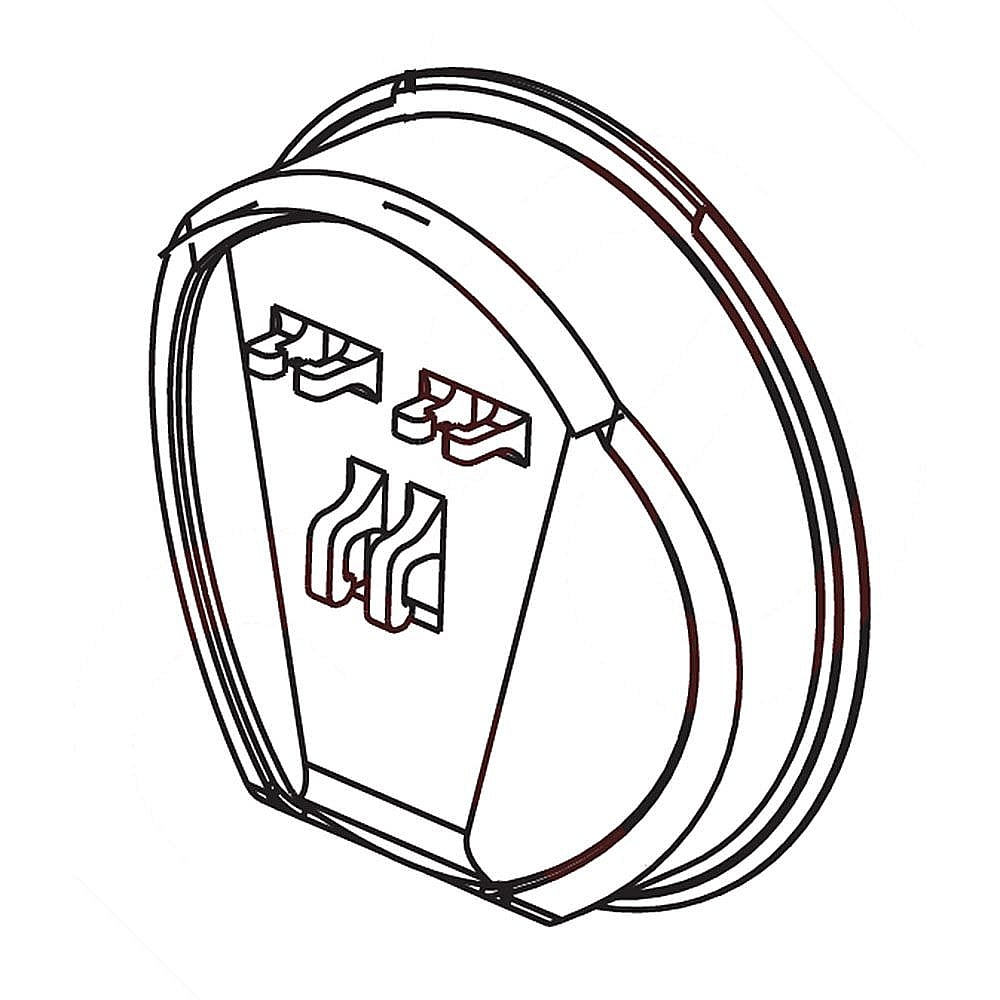 Refrigerator Dispenser Ice Chute Door