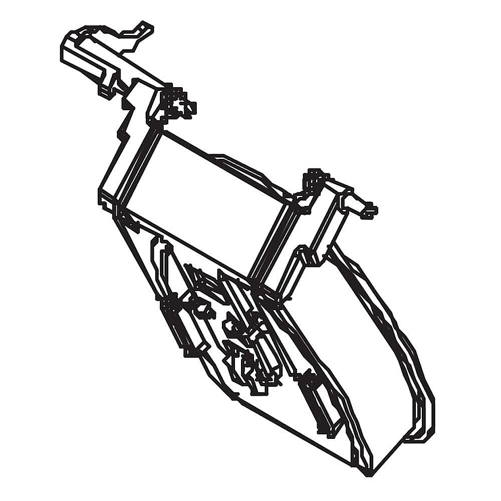 Refrigerator Dispenser Ice Chute Door