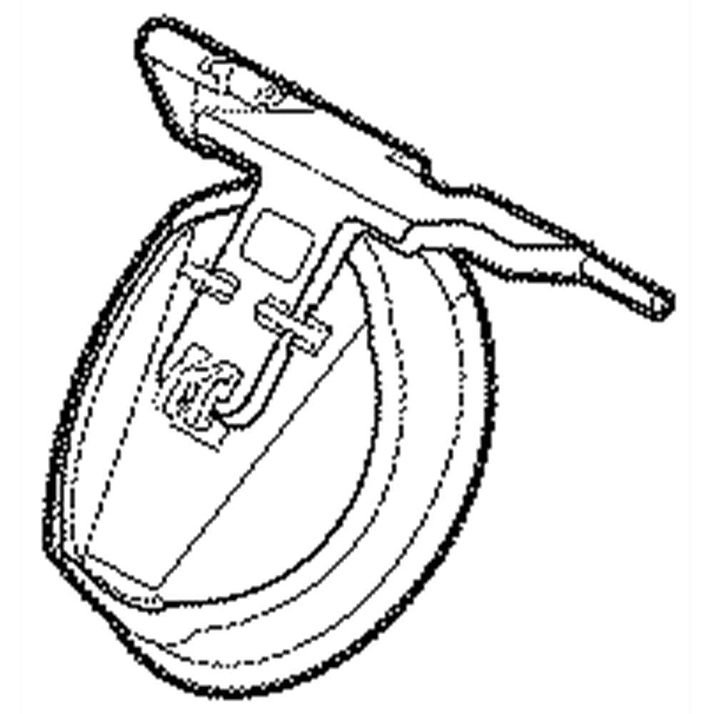 Refrigerator Dispenser Ice Chute Door